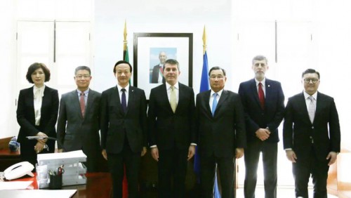 察哈爾學會葡委會拜會葡總領事歐冠溢冀推動雙方多領域交流合作